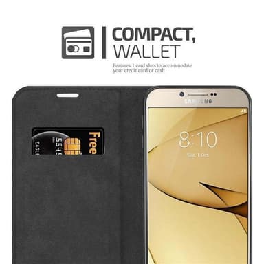 Samsung Galaxy A8 2016 lommebokdeksel case (rød)