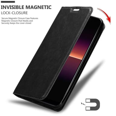 Sony Xperia L4 lommebokdeksel case (svart)