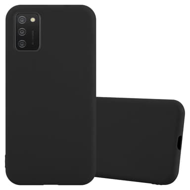 Deksel Samsung Galaxy A02s Silikon cover (svart)