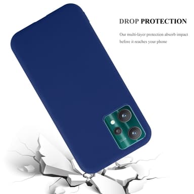 Deksel Realme 9 4G / 9 PRO+ Silikon cover (blå)