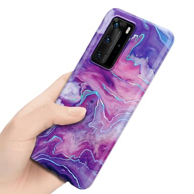 Huawei P40 PRO / P40 PRO+ lommebokdeksel etui (lilla)