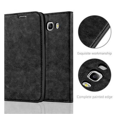 Samsung Galaxy J7 2016 lommebokdeksel case (svart)