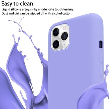Deksel iPhone 11 PRO MAX med Halskjede (lilla)