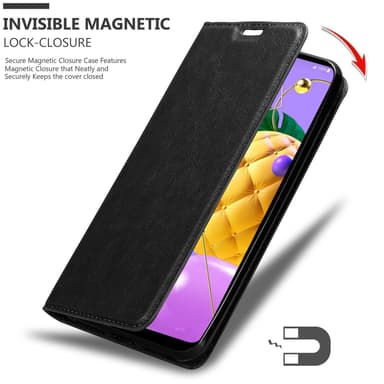LG K52 / K62 / Q52 lommebokdeksel case (svart)