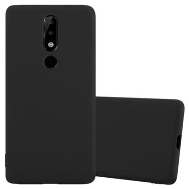 Deksel Nokia 5.1 PLUS / X5 Silikon cover (svart)