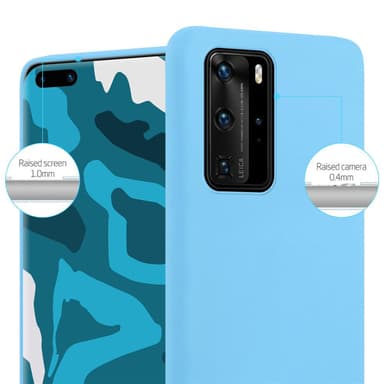 Deksel Huawei P40 PRO / P40 PRO+ Silikon cover (blå)
