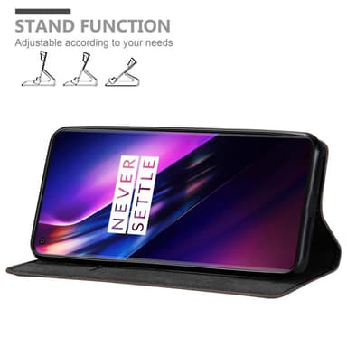 OnePlus 8 lommebokdeksel case (brun)