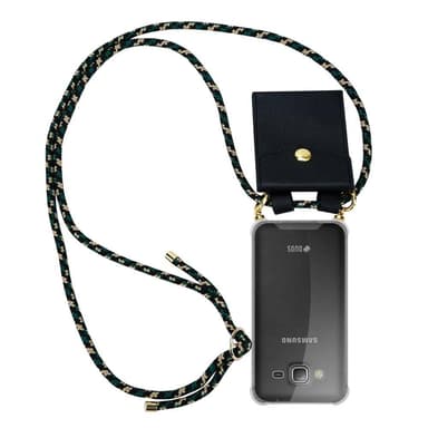 Samsung Galaxy J3 2016 Deksel med Halskjede (brun)