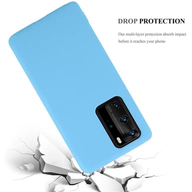 Deksel Huawei P40 PRO / P40 PRO+ Silikon cover (blå)