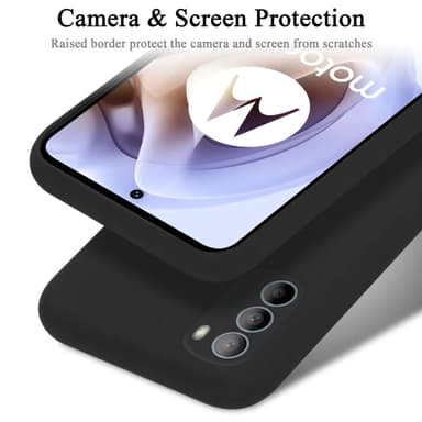 Motorola MOTO G31 / G41 silikondeksel case (Svart)