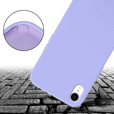 Deksel iPhone XR med Halskjede (lilla)