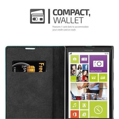 Nokia Lumia 1020 lommebokdeksel case (turkis)