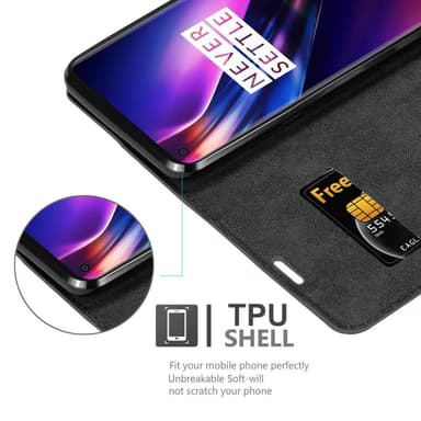 OnePlus 8 lommebokdeksel case (brun)