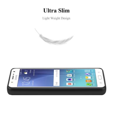 Deksel Samsung Galaxy J7 2015 Case Cover (svart)