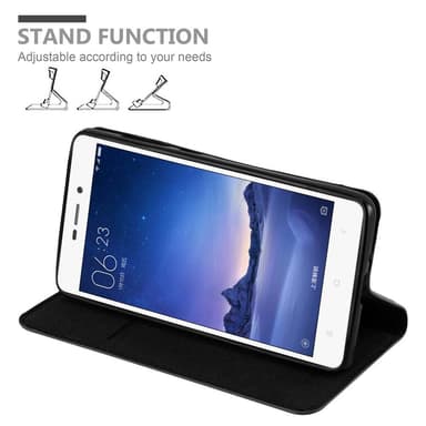 Xiaomi RedMi 3S lommebokdeksel case (svart)