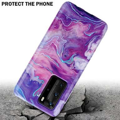 Huawei P40 PRO / P40 PRO+ lommebokdeksel etui (lilla)
