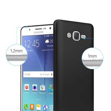 Deksel Samsung Galaxy J7 2015 Case Cover (svart)