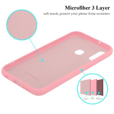 Samsung Galaxy A10e / A20e silikondeksel case (rosa)