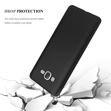 Deksel Samsung Galaxy J7 2015 Case Cover (svart)