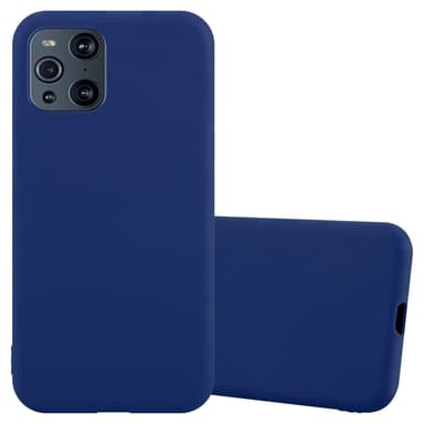 Deksel Oppo FIND X3 PRO Silikon cover (blå)