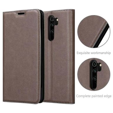 Xiaomi RedMi NOTE 8 PRO lommebokdeksel case (brun)