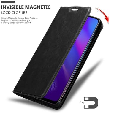 Oppo R17 NEO lommebokdeksel case (svart)