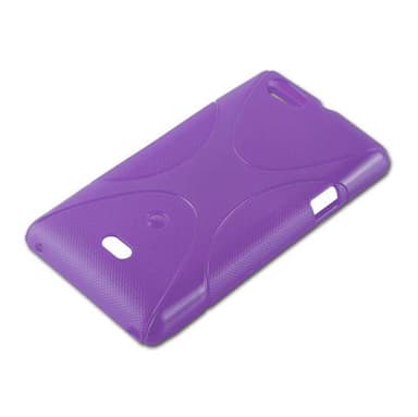 Sony Xperia MIRO Deksel Case Cover (lilla)