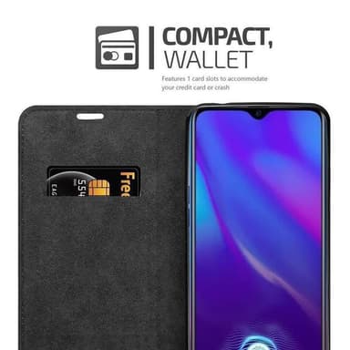 Oppo R17 NEO lommebokdeksel case (svart)
