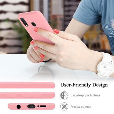 Samsung Galaxy A10e / A20e silikondeksel case (rosa)