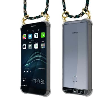 Huawei P9 Deksel med Halskjede (brun)