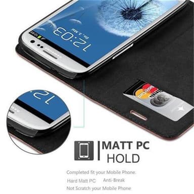 Samsung Galaxy S3 / S3 NEO lommebokdeksel case (brun)