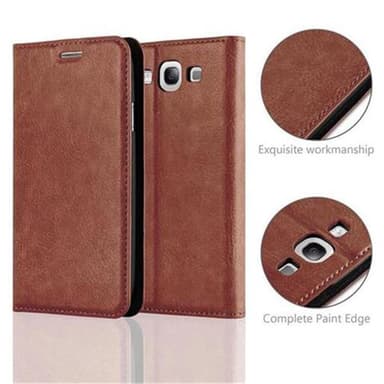 Samsung Galaxy S3 / S3 NEO lommebokdeksel case (brun)