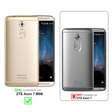 ZTE Axon 7 MINI lommebokdeksel case (brun)