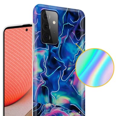 Samsung Galaxy A72 4G / 5G lommebokdeksel etui (blå)