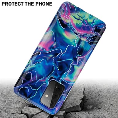 Samsung Galaxy A72 4G / 5G lommebokdeksel etui (blå)