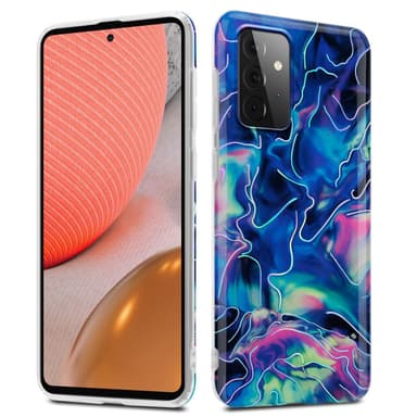 Samsung Galaxy A72 4G / 5G lommebokdeksel etui (blå)