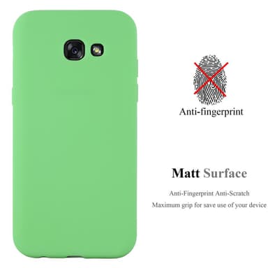 Deksel Samsung Galaxy A7 2017 Silikon cover (grønn)
