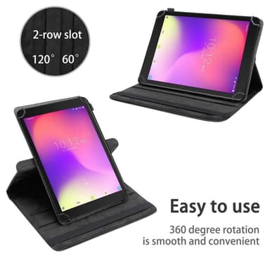 Alcatel 1T (7 tomme) 2018 deksel til nettbrett (svart)