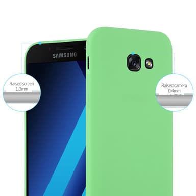 Deksel Samsung Galaxy A7 2017 Silikon cover (grønn)