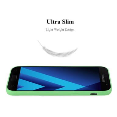 Deksel Samsung Galaxy A7 2017 Silikon cover (grønn)