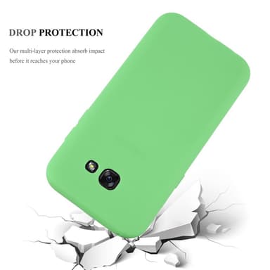 Deksel Samsung Galaxy A7 2017 Silikon cover (grønn)