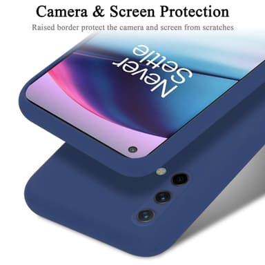 OnePlus Nord CE 5G silikondeksel case (Blå)