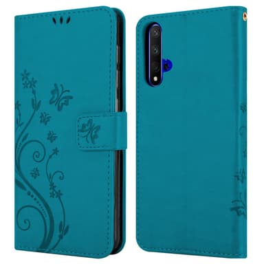 Honor 20 / 20S / Huawei NOVA 5T lommebokdeksel Blomster