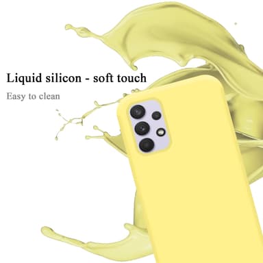 Samsung Galaxy A33 5G silikondeksel case (gul)