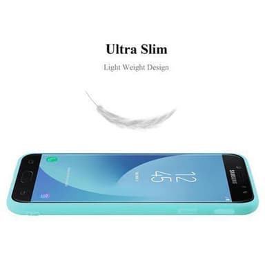 Deksel Samsung Galaxy J3 2017 Silikon cover (blå)