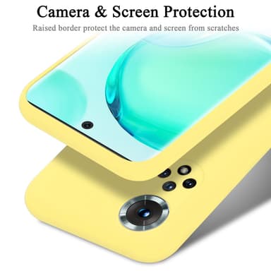 Honor 50 / Huawei NOVA 9 silikondeksel case (Gul)
