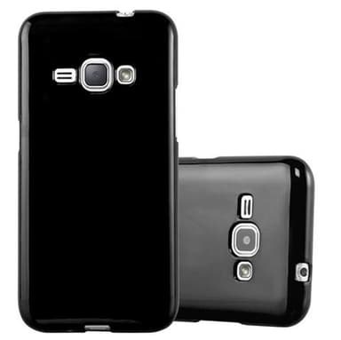 Samsung Galaxy J1 2015 Deksel Case Cover (svart)