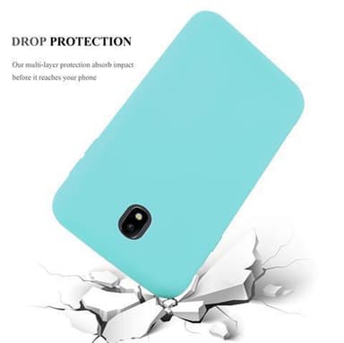 Deksel Samsung Galaxy J3 2017 Silikon cover (blå)