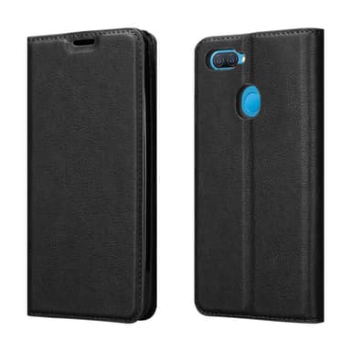 Oppo A12 lommebokdeksel case (svart)