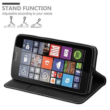 Nokia Lumia 640 Deksel Case Cover (svart)